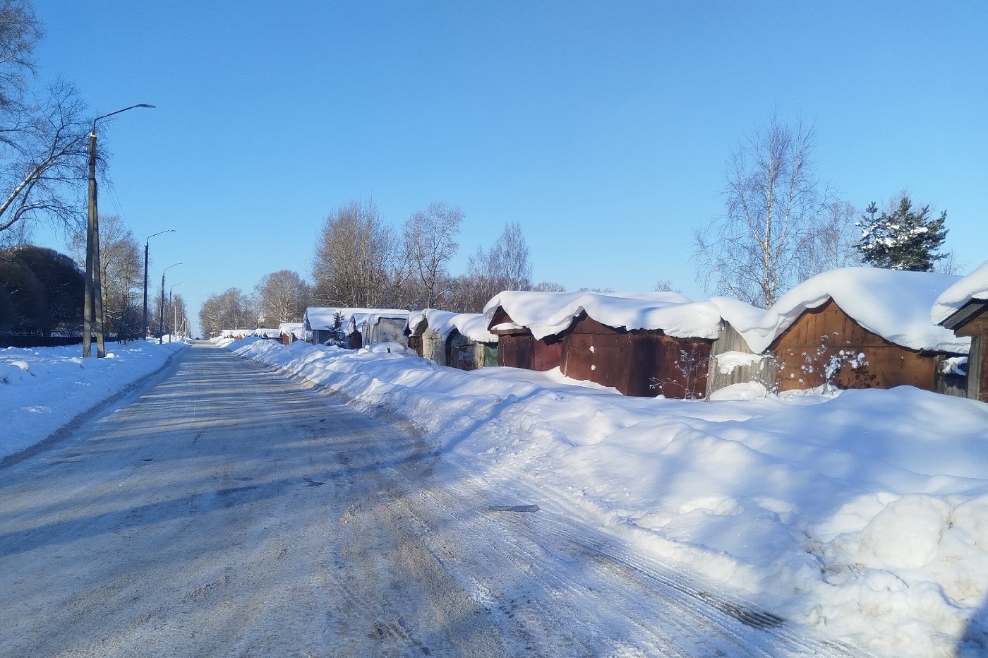 В селе Молочное снесут почти 70 гаражей