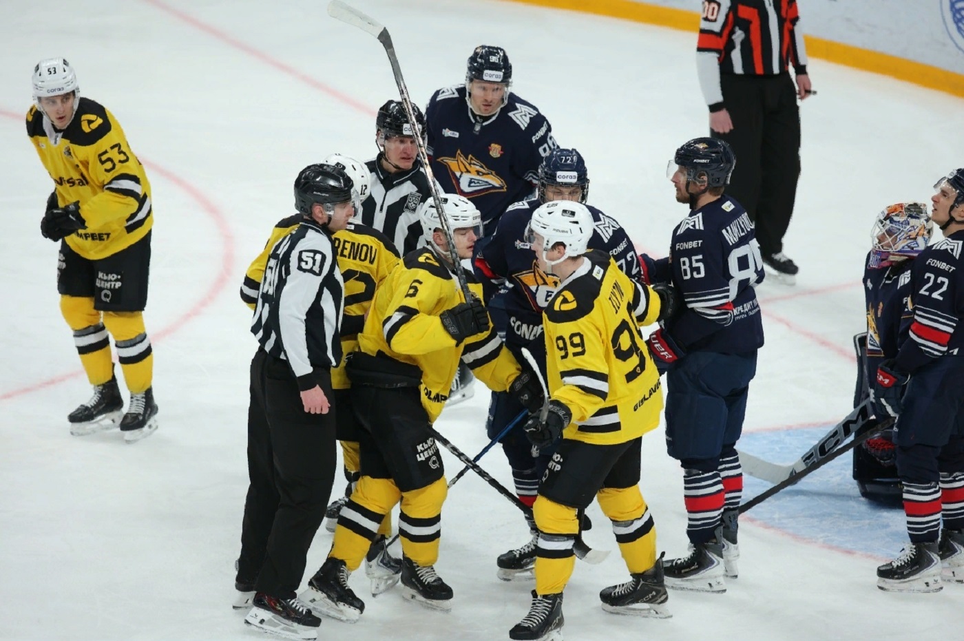 «Северсталь» вырвала победу у лидера Восточной конференции КХЛ