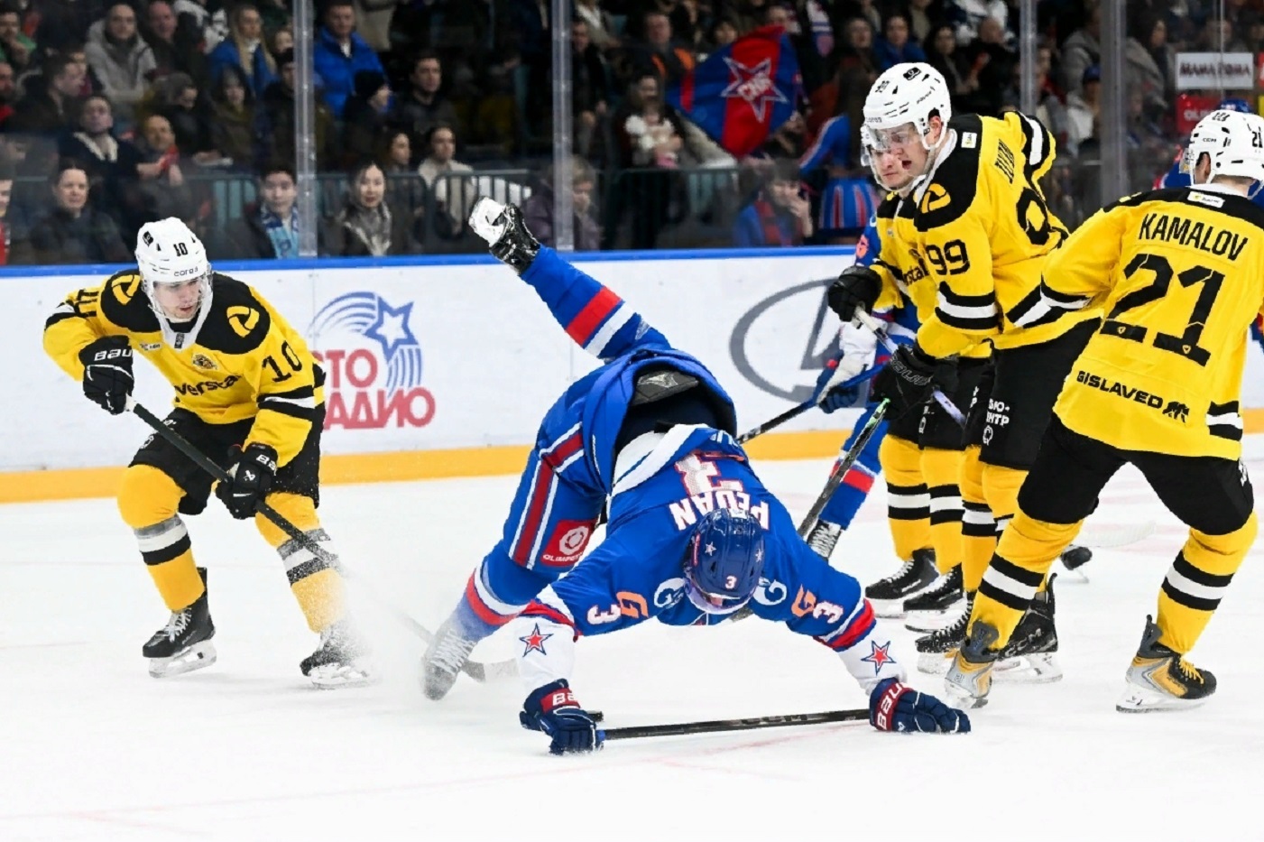 «Северсталь» впервые в этом сезоне обыграла питерский СКА