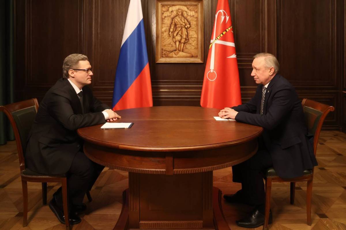 Вологодский губернатор встретился с главой Санкт-Петербурга