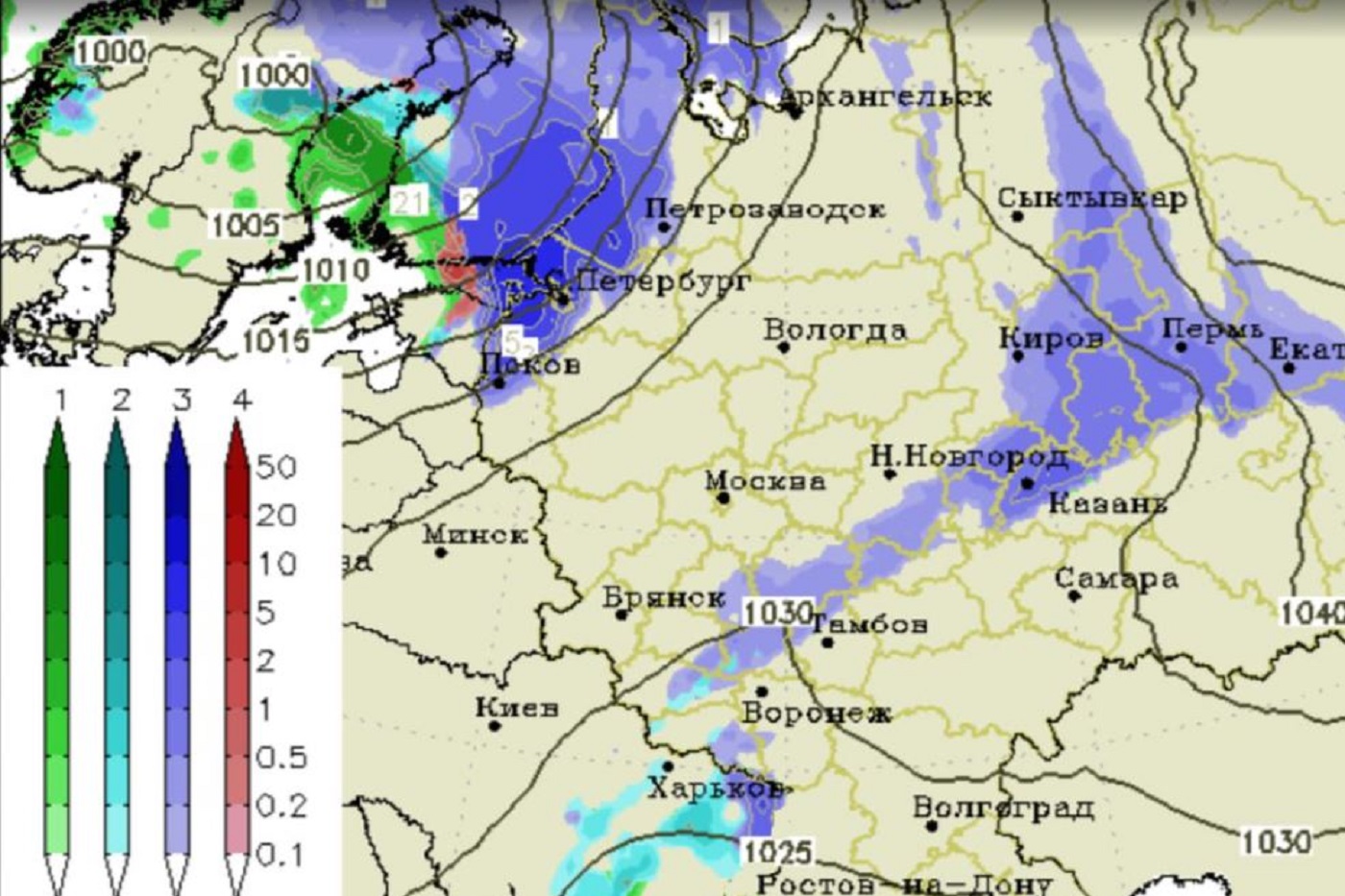 Потепление придет в Вологодскую область вместе с осадками