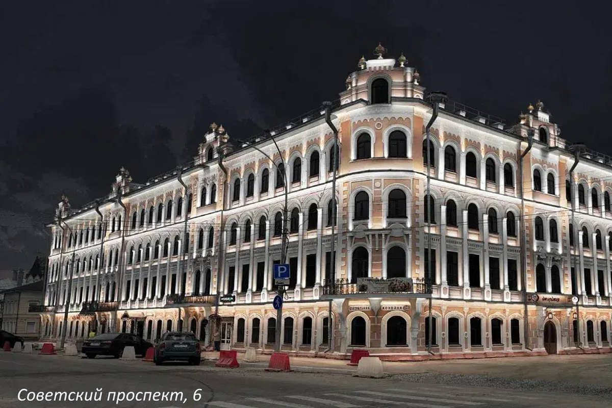 В Вологде еще на 40 зданиях появится архитектурная подсветка