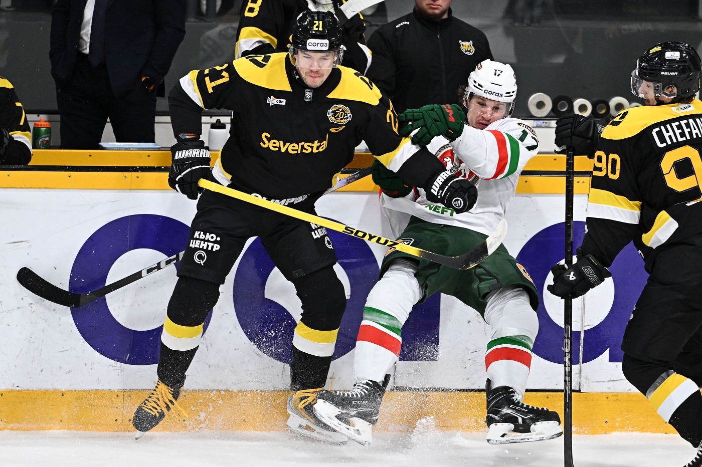 «Северсталь» переиграла казанский «Ак Барс»