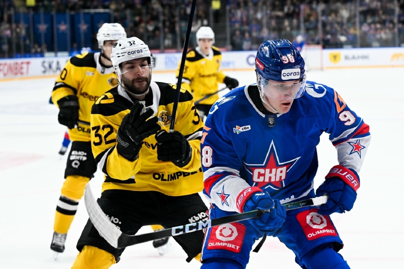 «Северсталь» разгромно проиграла питерскому СКА