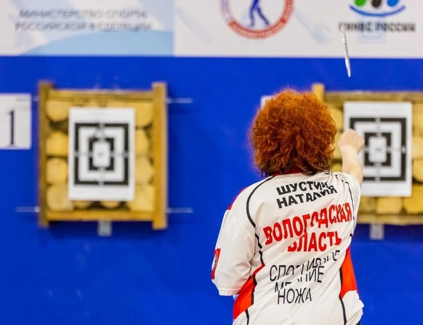 17 медалей завоевали вологжане на чемпионате СЗФО по спортивному метанию ножа