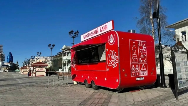 В Вологде появятся 41 новый объект уличной торговли: фудтраки, кафе и туристический центр