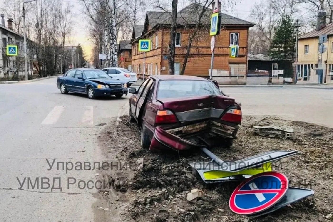 Молодой вологжанин устроил ДТП в завокзальном микрорайоне