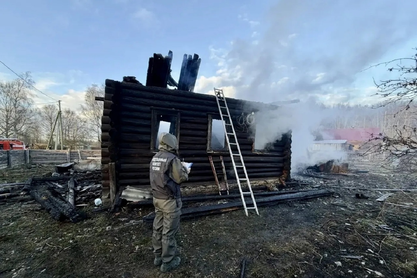 Пенсионер сгорел в своем доме в Бабаевском округе