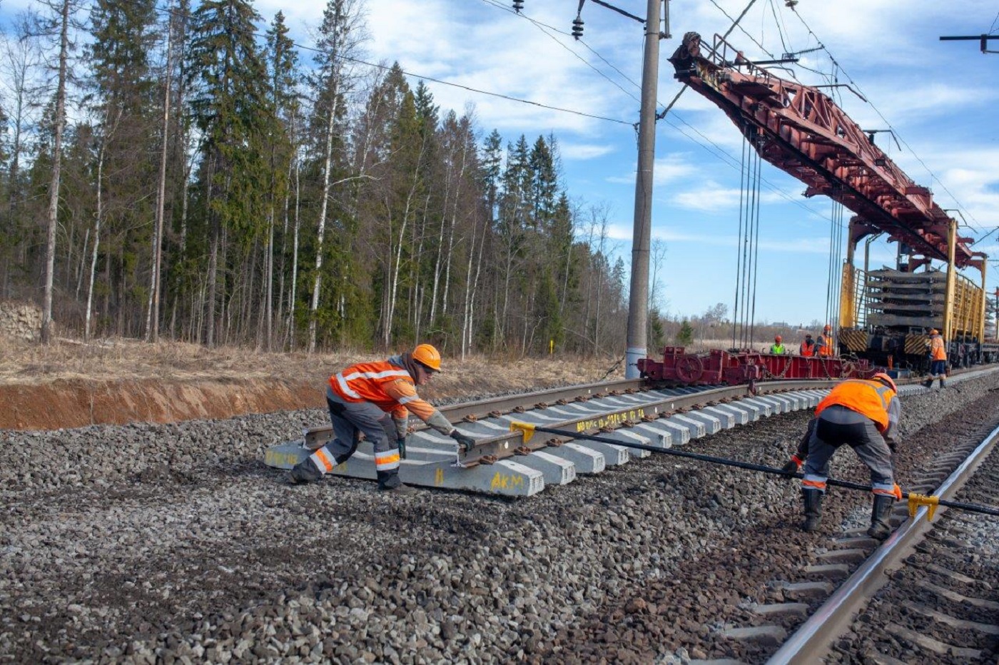 Между Грязовецем и Бакланкой в Вологодской области обновят более 20 км железнодорожного пути