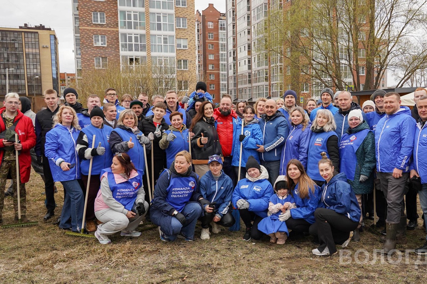 Вологжане привели в порядок несколько участков города