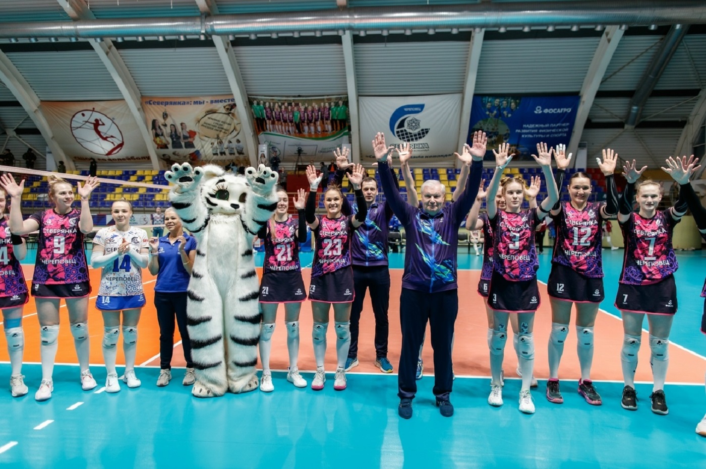 Волейбольная «Северянка» выиграла последний домашний матч сезона