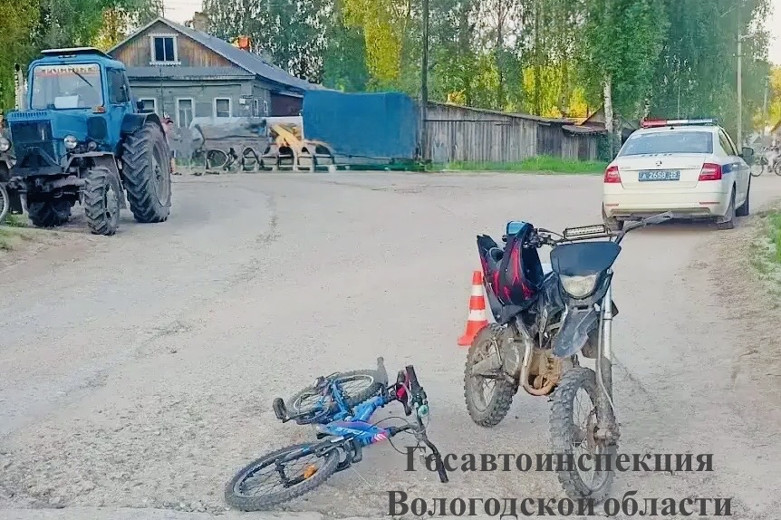 Питбайкер сбил 7-летнего ребенка под Кадуем