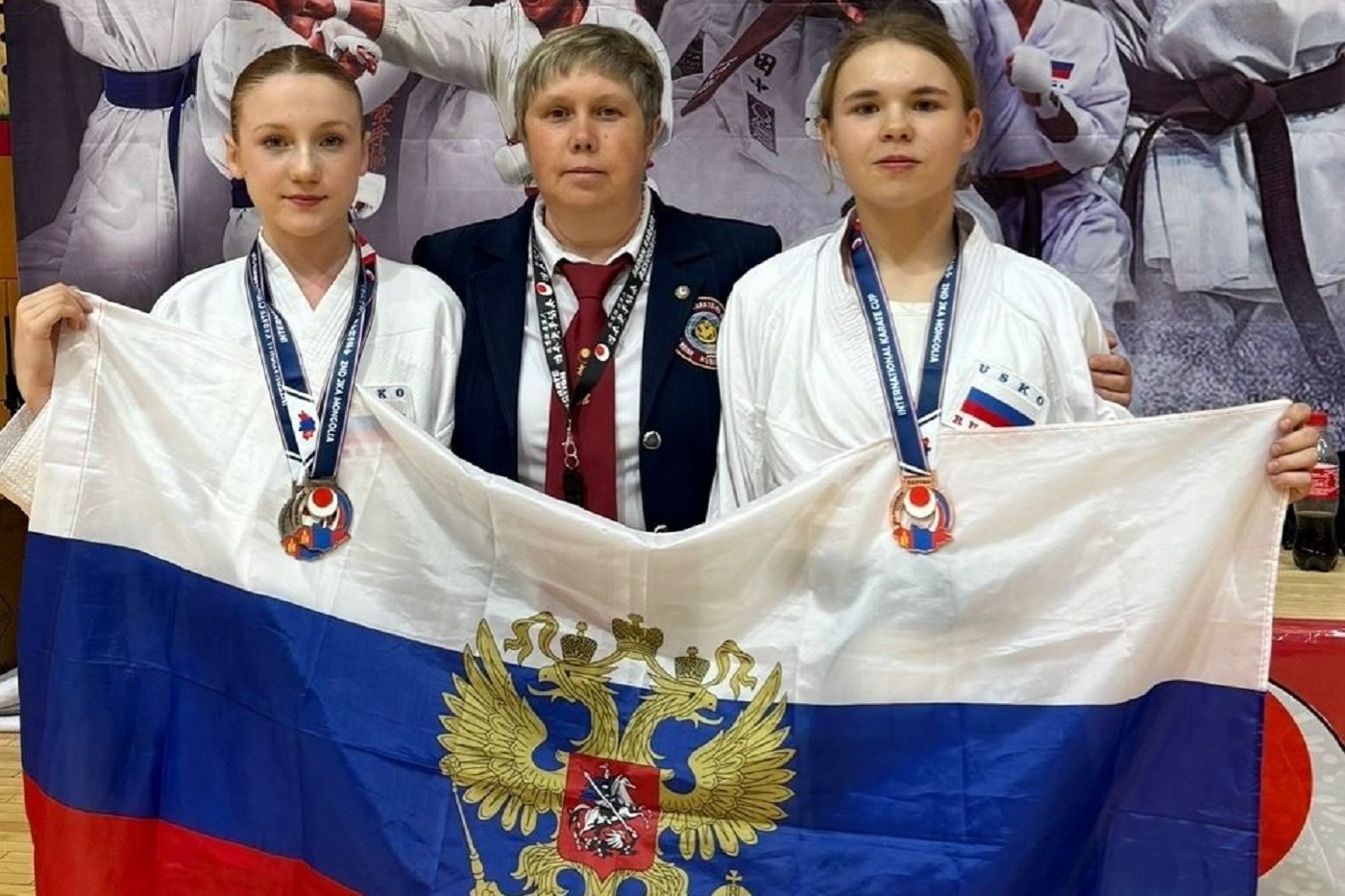 Вологжанка взяла два серебра международного турнира по каратэ