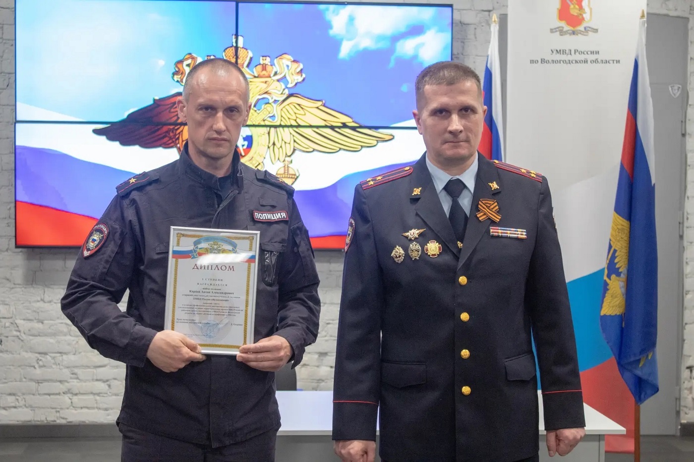 Лучшего участкового выбрали в Вологодской области