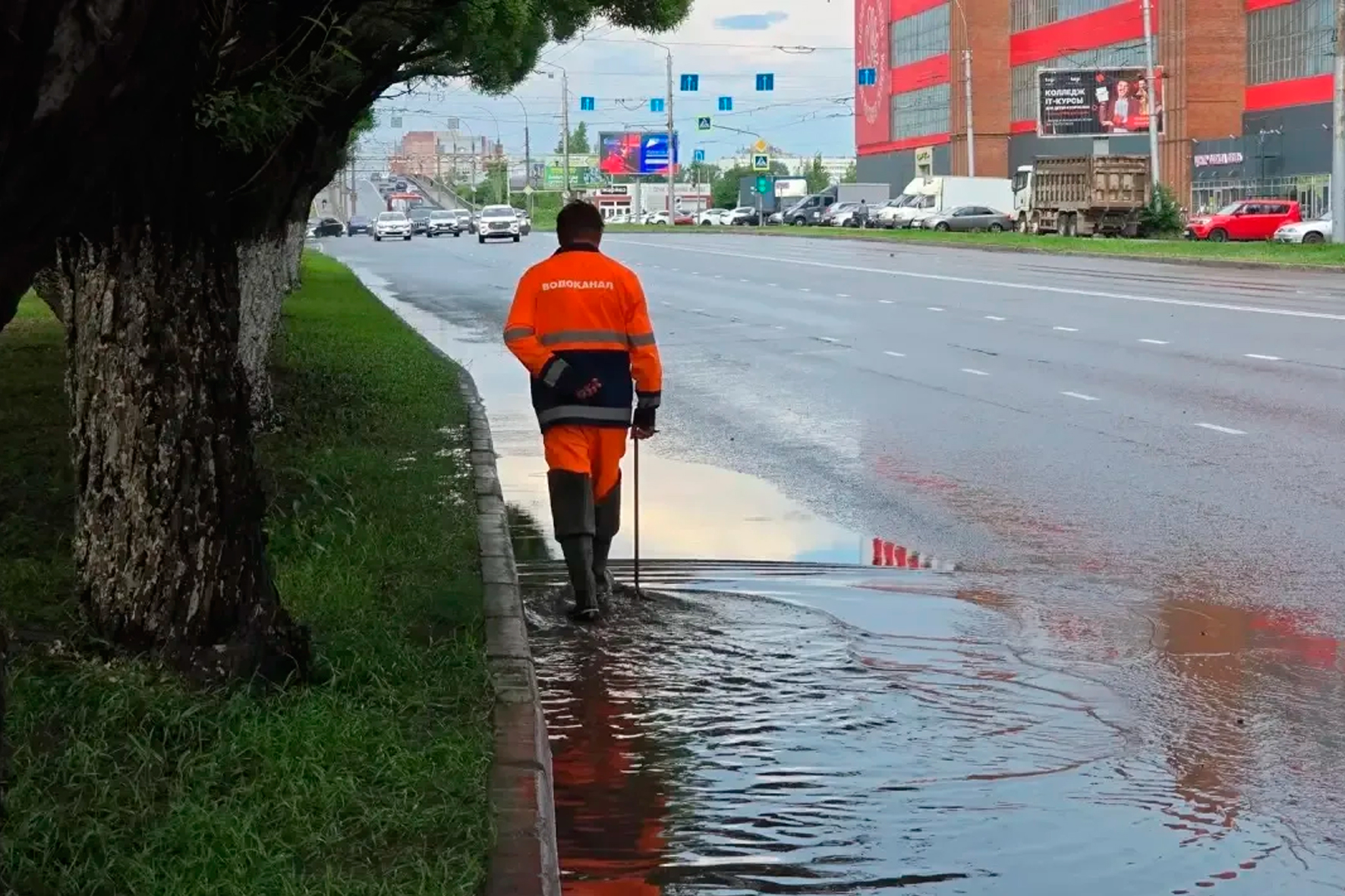 Вологду залило дождём