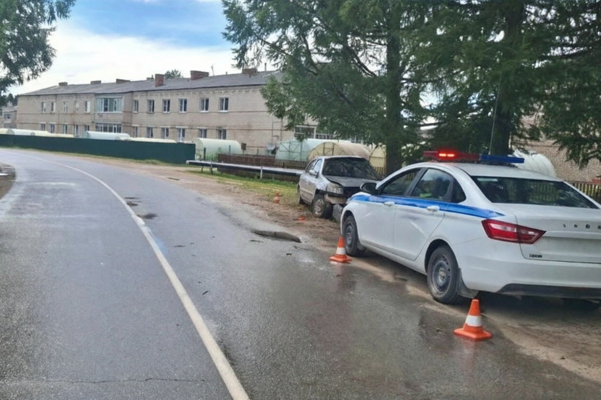 В Сямже девятиклассник с приятелем угнал у отца машину и влетел в дерево