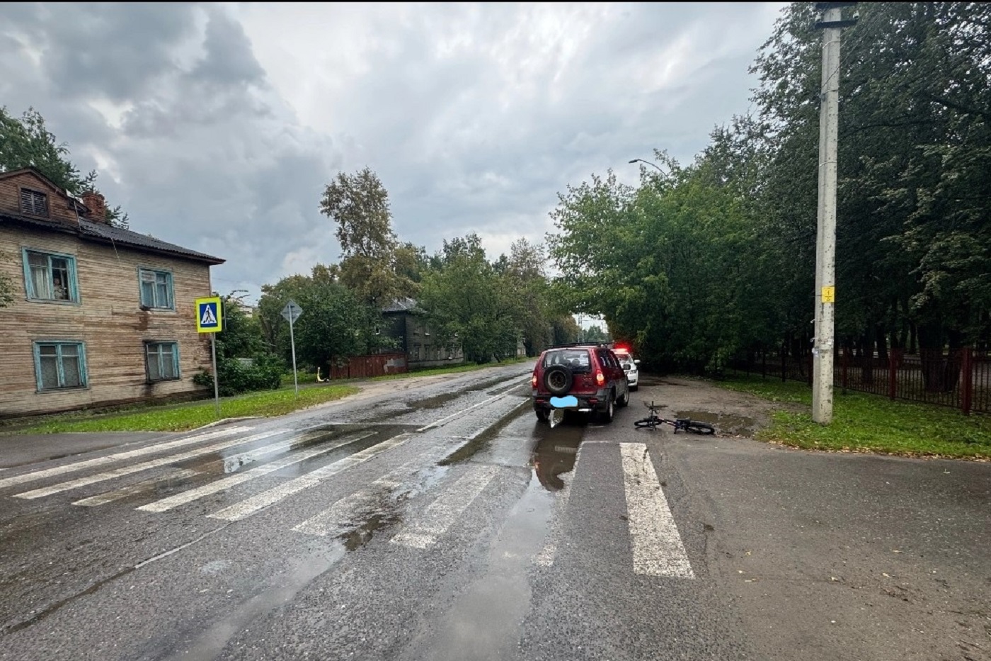 Маленький велосипедист получил травмы в ДТП в Вологде