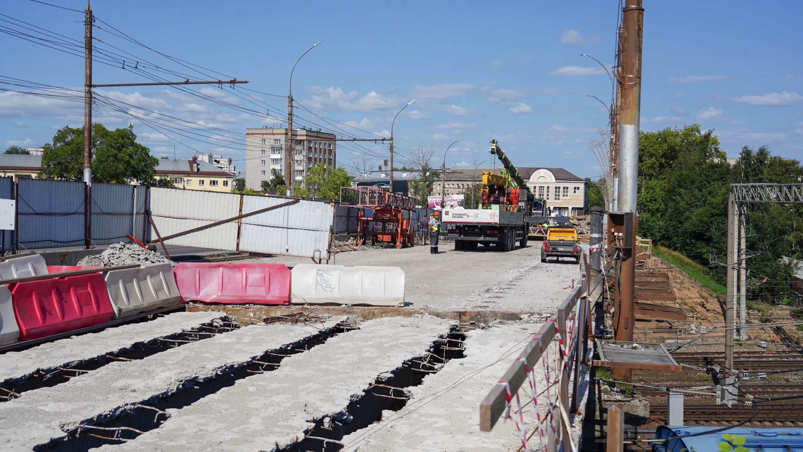 Горбатый мост в Вологде ремонтируют капитально
