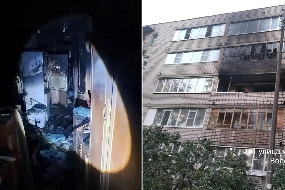 В Вологде ночной пожар унес жизни двоих человек