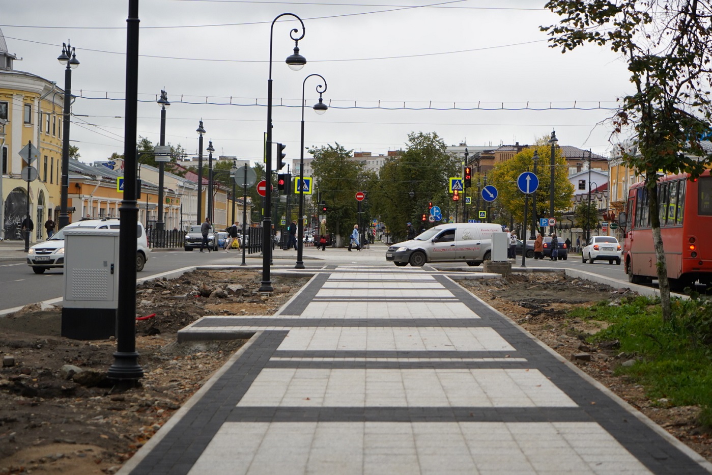 В ближайшее время на аллее по улице Мира дадут освещение