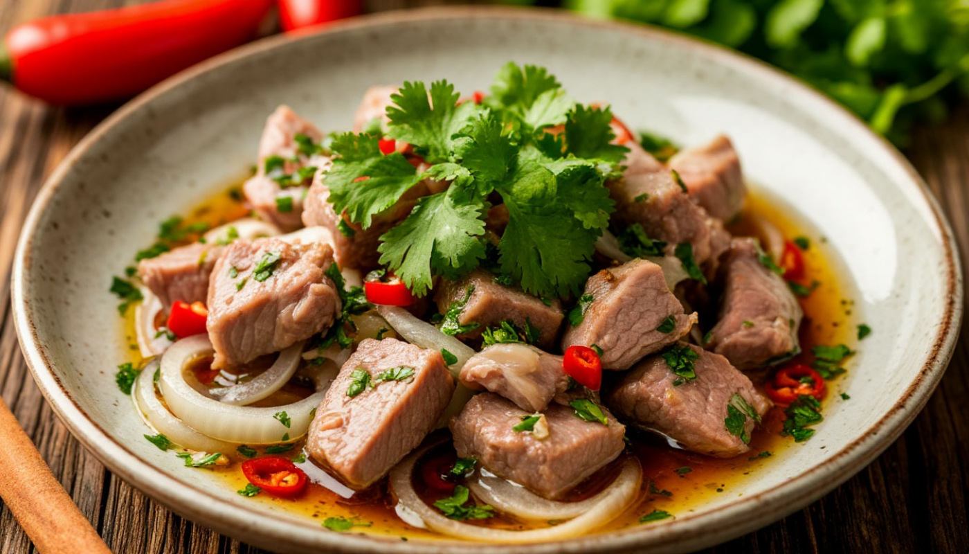 Холодный шашлык из свинины: сытная закуска, которая хороша и на столе, и в дороге