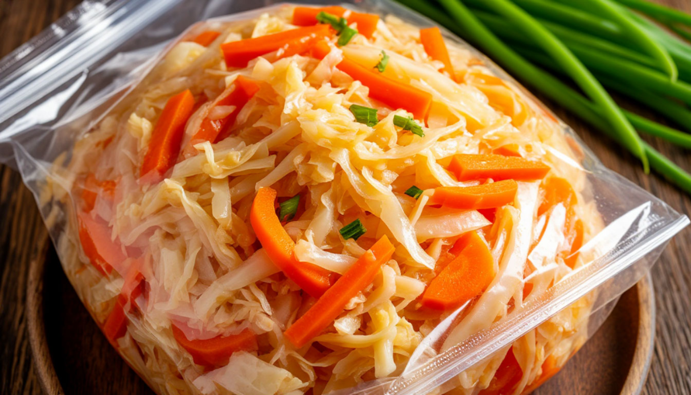 Маринованная капуста в пакете: как приготовить хрустящую закуску за 2 часа