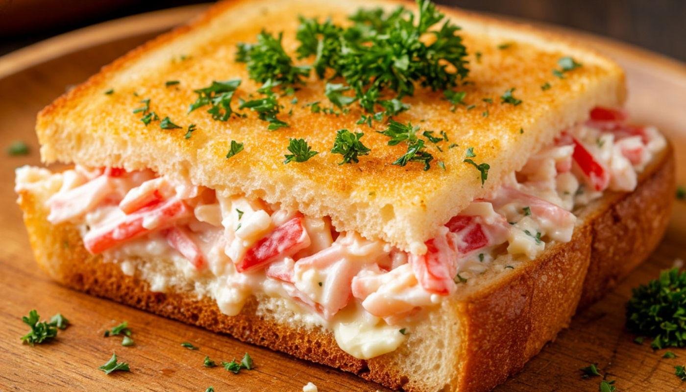 Тосты с крабовыми палочками: вкус детства в ресторанной подаче