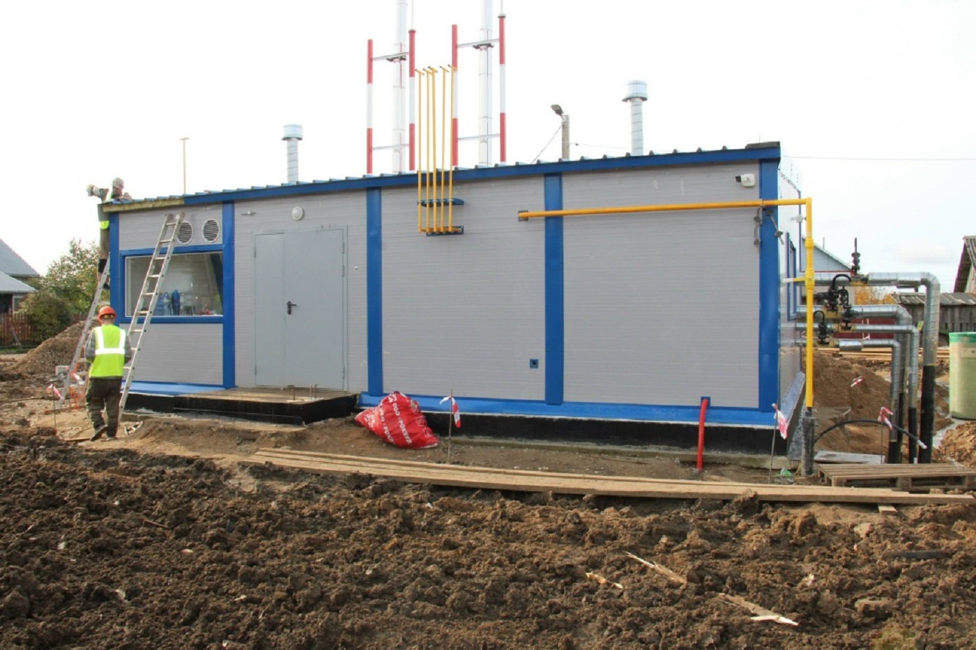 В Усть-Кубинском округе завершается строительство газовой котельной