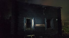 В Грязовецком районе женщина погибла при пожаре в частном деревянном доме